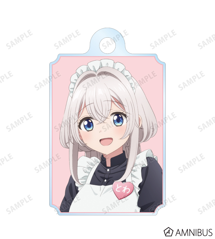 描き下ろし とわ メイドver. 2連ワイヤーアクリルキーホルダー