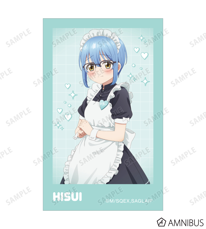 描き下ろし メイドver. インスタントカメラ風イラストカード5枚セット ver.B
