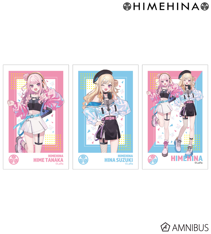 描き下ろし ストリートver. インスタントカメラ風イラストカード3枚セット