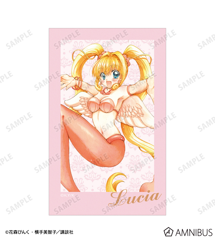 花森ぴんく先生 描き下ろし 羽を纏ったマーメイドver. インスタントカメラ風イラストカード6枚セット