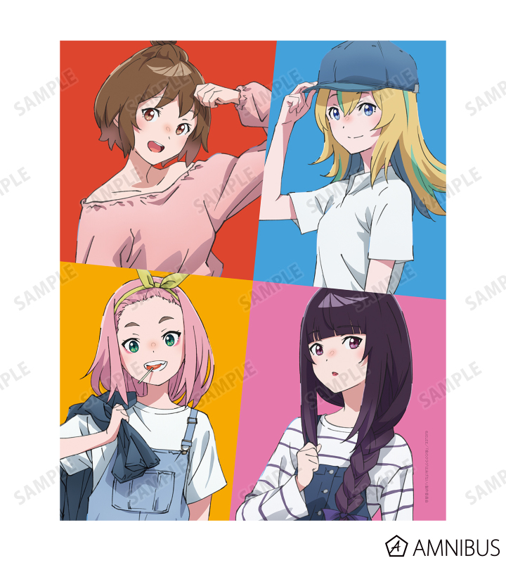 描き下ろし 集合 渋カジファッションver. キャンバスボード