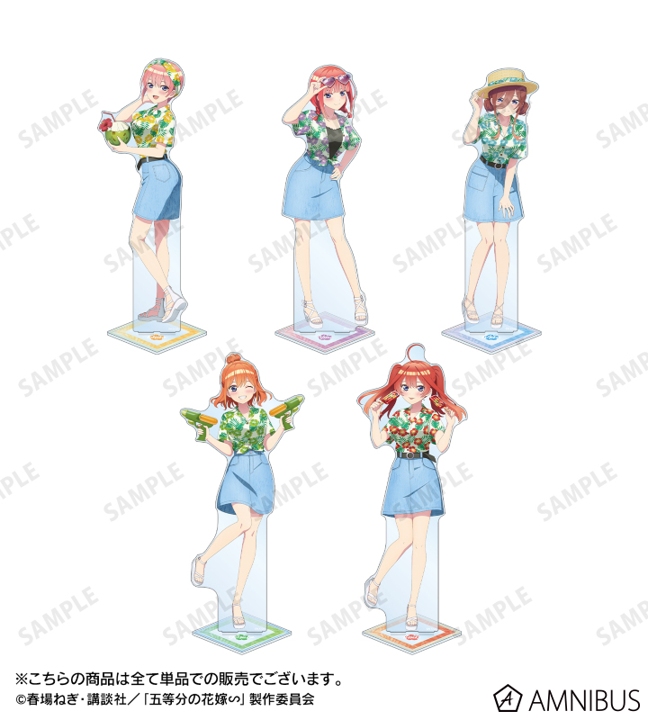 五等分の花嫁 中野二乃 アパレル アクリルスタンド