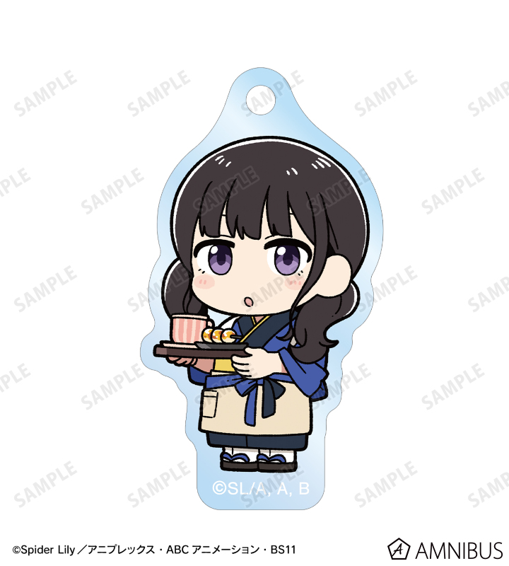 描き起こし 錦木千束&井ノ上たきな Art by 荒* ちびキャラ 2連アクリルキーホルダー ver.B