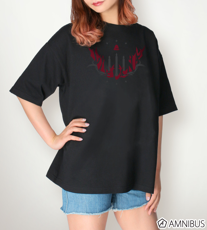 描き起こし ショッピングver. ヴィヴィアナ 着用BIGシルエットTシャツ