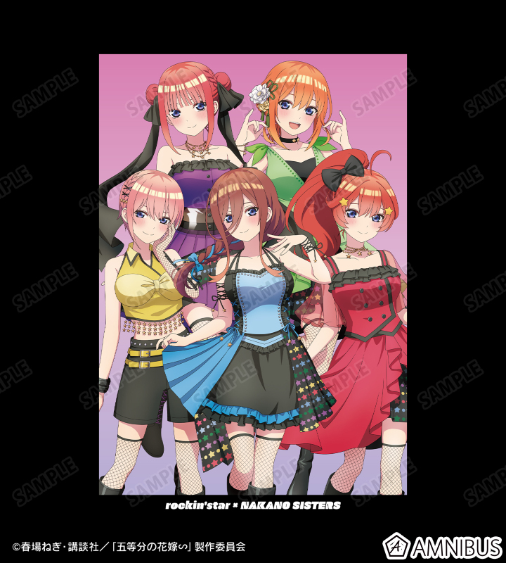 ババロア☆様 リクエスト 4点 まとめ商品 五等分の花嫁∽ - rockin'starコラボ 描き下ろし 中野一花