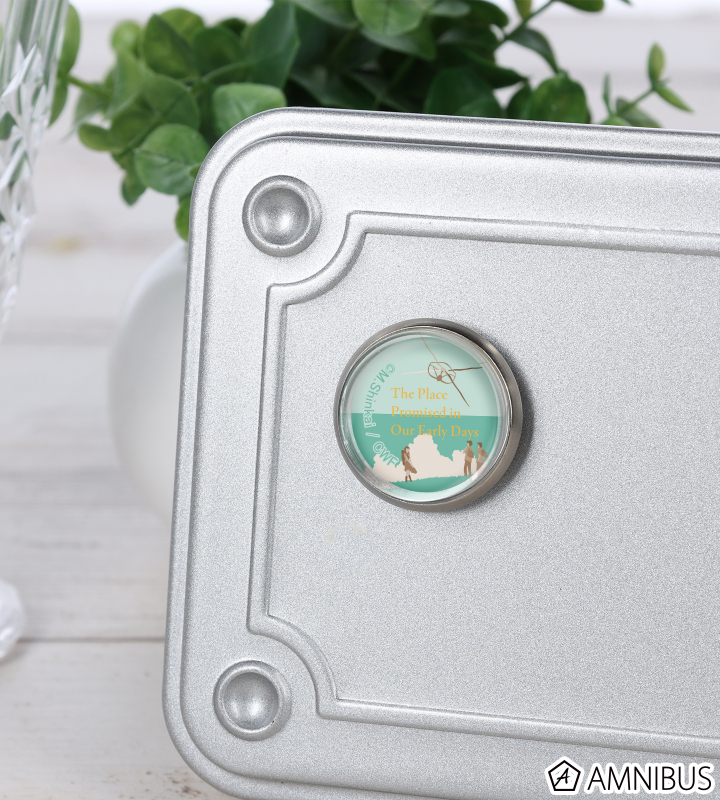 ガラスマグネットピンバッジ