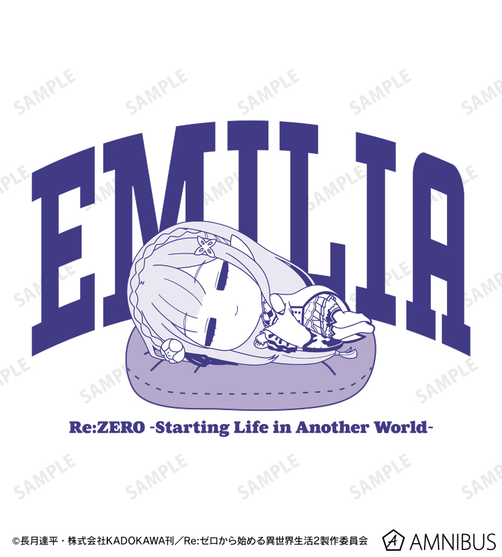 エミリア ちびころ Tシャツ