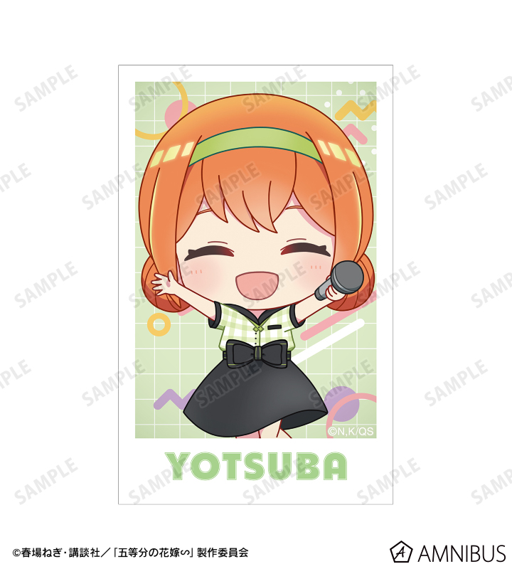 五等分の花嫁∽ - ちびキャラ インスタントカメラ風イラスト