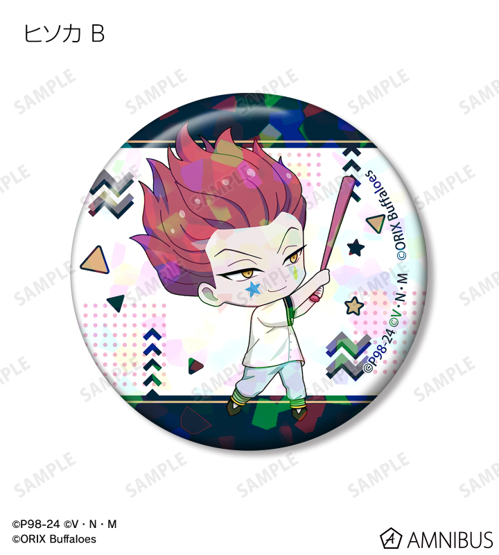 HUNTER×HUNTER theキャラ ヒソカ 缶バッジ カンバッジ