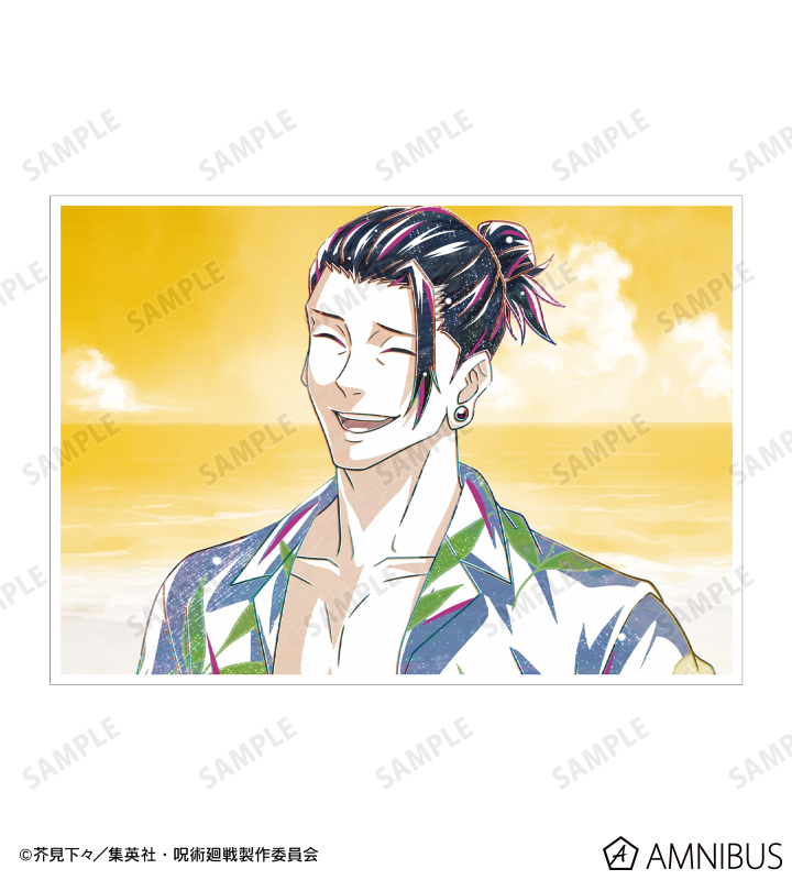夏油 傑 めんそーれ Ani-Art 第2弾 懐玉・玉折 A5イラストカード