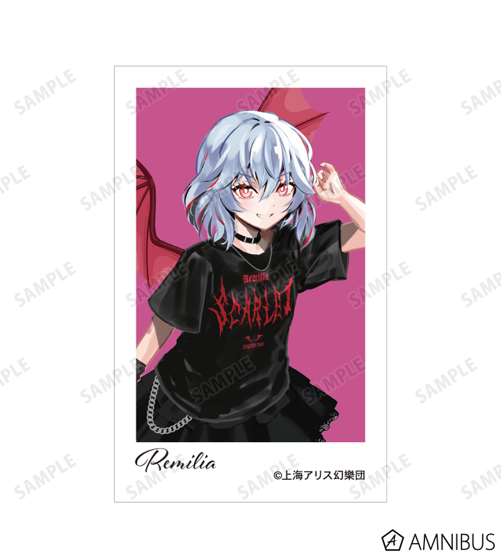 レミリア・スカーレット イラストカード 東方イラストカード①：レミリア・スカーレット - Extra Ice