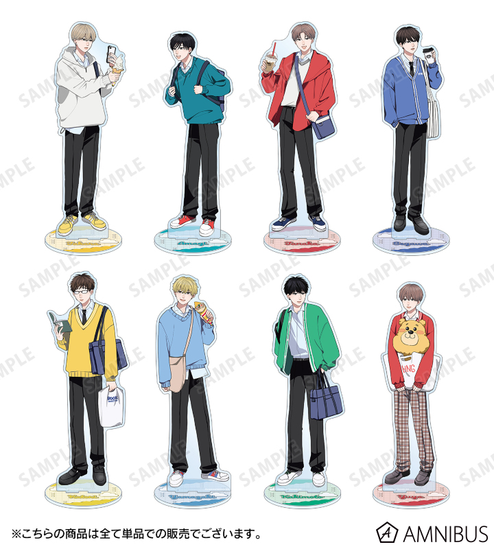 はなげのまい先生 描き下ろし 柿本健 放課後ver. 特大アクリルスタンド