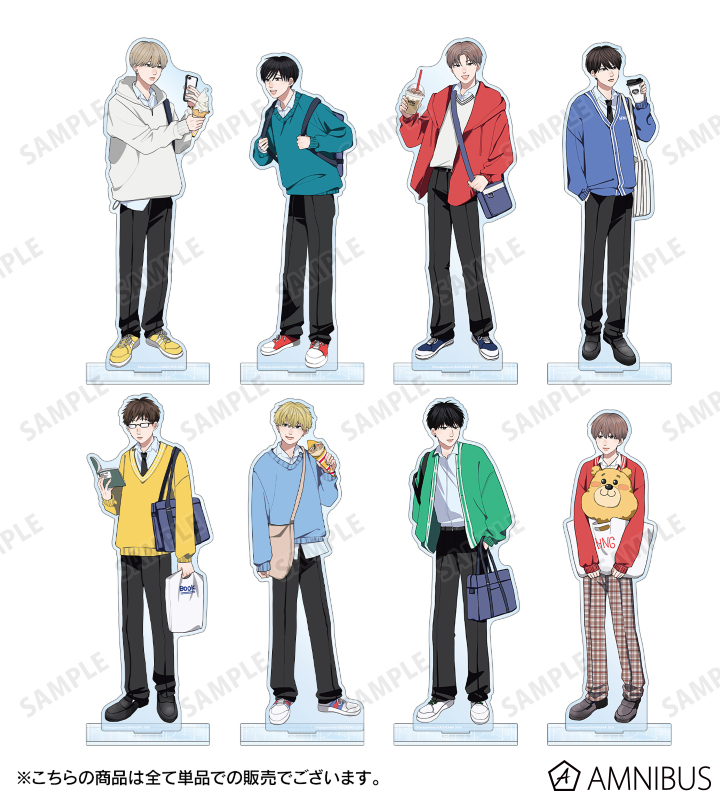 はなげのまい先生 描き下ろし 山崎聡 放課後ver. BIGアクリルスタンド