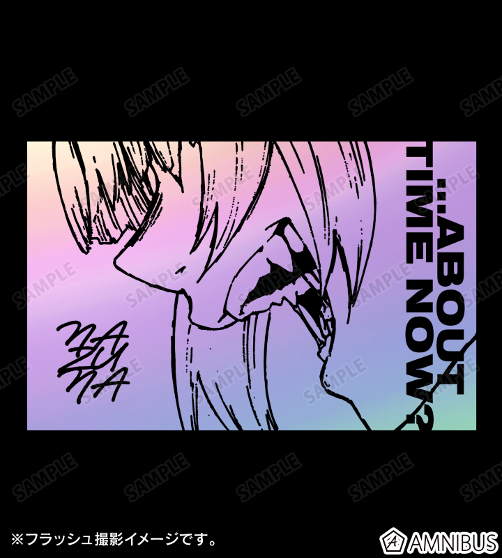七草ナズナ オーロラフラッシュプリントTシャツ
