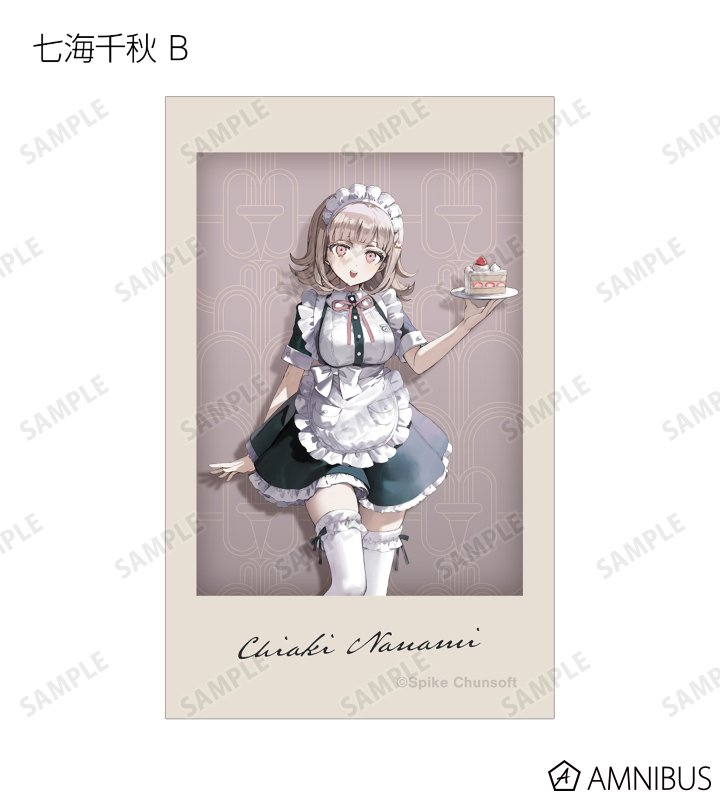 緜さんイラスト メイド&執事ver. トレーディングインスタント風イラストカード2枚セット
