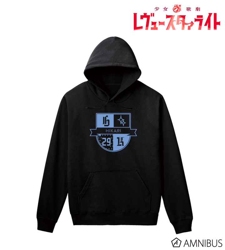 神楽 ひかり エンブレムモチーフパーカー