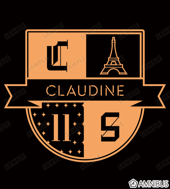 西條 クロディーヌ エンブレムモチーフパーカー