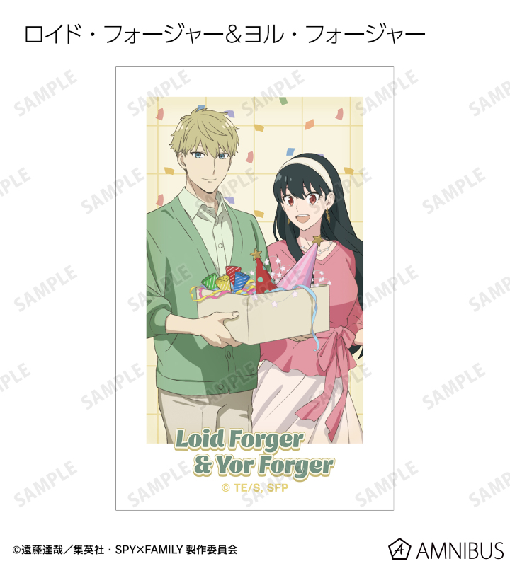 描き下ろし ホリデーパーティーver. トレーディングインスタントカメラ風イラストカード