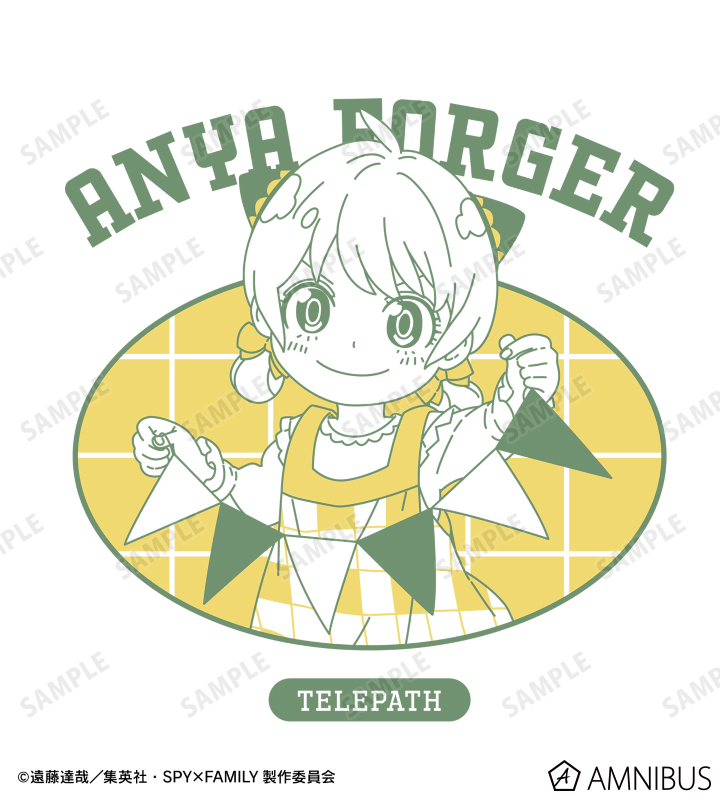 描き下ろし アーニャ・フォージャー ホリデーパーティーver. BIGシルエットTシャツ ver.A