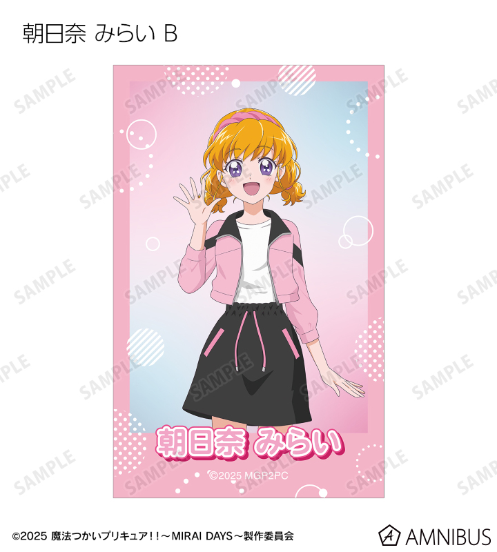 描き下ろし スポーティルックver. トレーディングインスタントカメラ風イラストカード