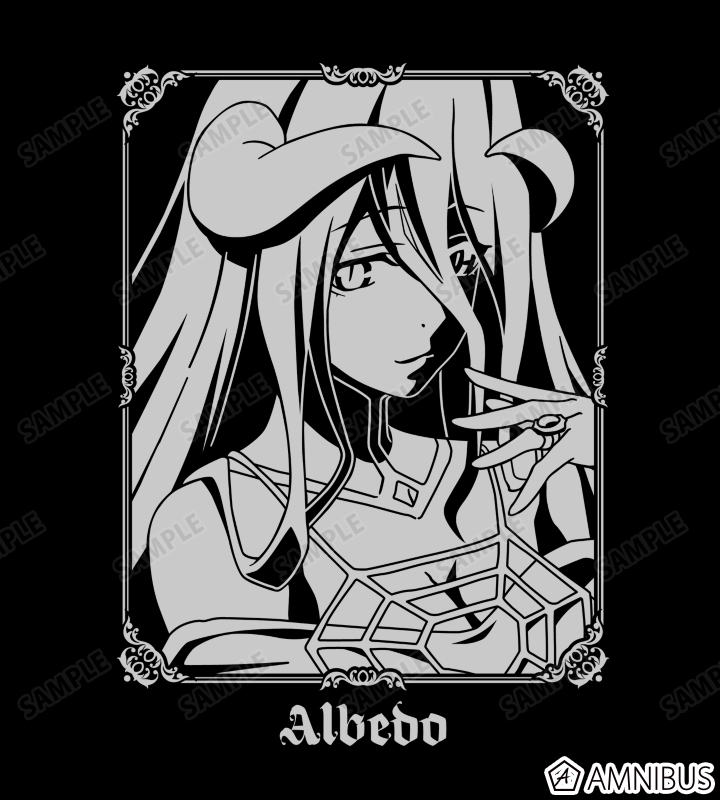アルベド 箔プリントTシャツ