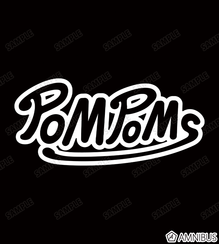 PoMPoMs ロゴモチーフパーカー