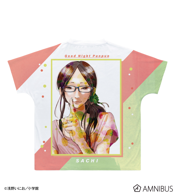 浅野いにお Tシャツ graniph おやすみプンプン おやすみプンプン - 南条幸 フルグラフィックTシャツ/ユニ