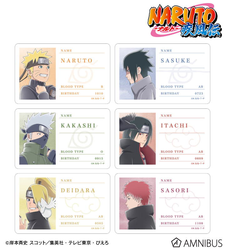 NARUTO プラスチックカードセット NARUTO プラスチックカード アクリルプラカード セット③