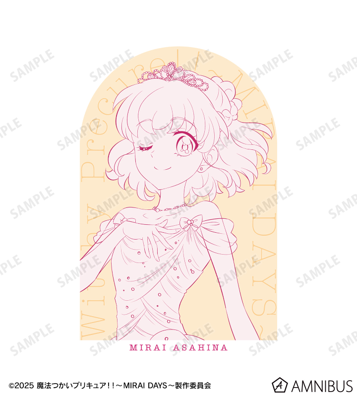 描き下ろし 朝日奈 みらい カラードレスver. BIGシルエットTシャツ