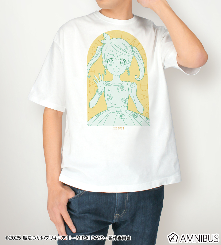 描き下ろし ひすい カラードレスver. BIGシルエットTシャツ