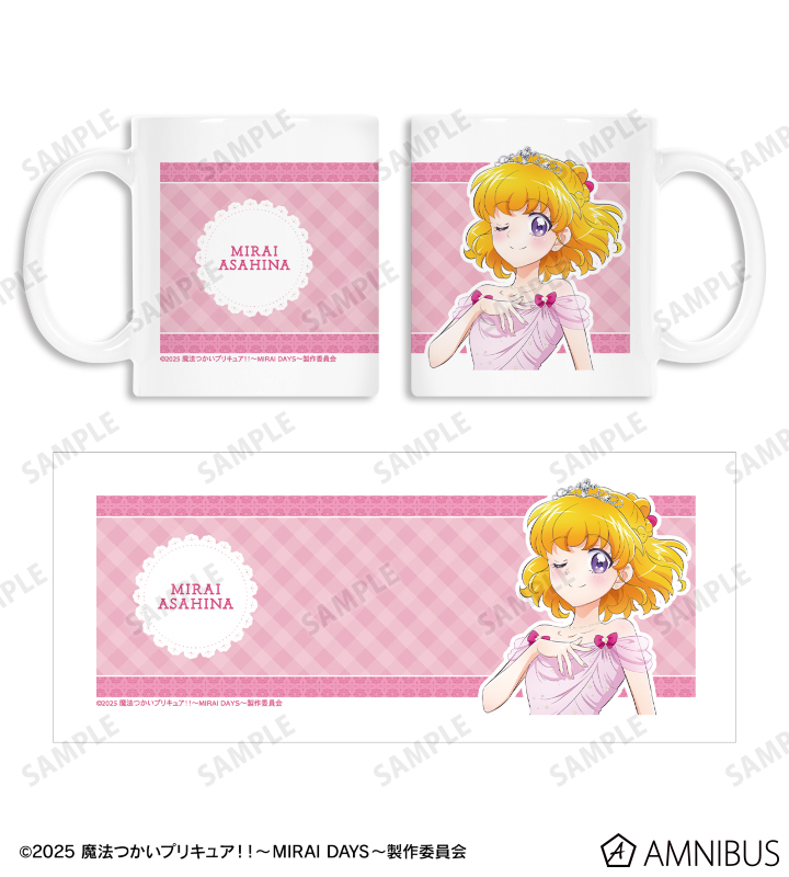 描き下ろし 朝日奈 みらい カラードレスver. マグカップ