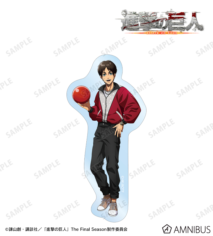 描き下ろし エレン レトロ風ファッションver. ダイカットステッカー