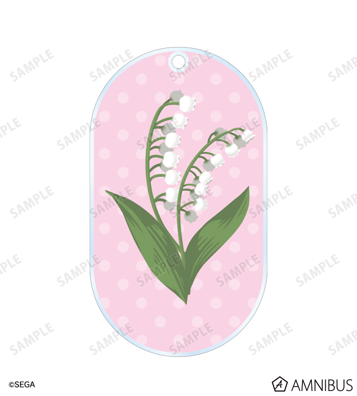 ラブ Botania 2連ワイヤーBIGアクリルキーホルダー ver.A