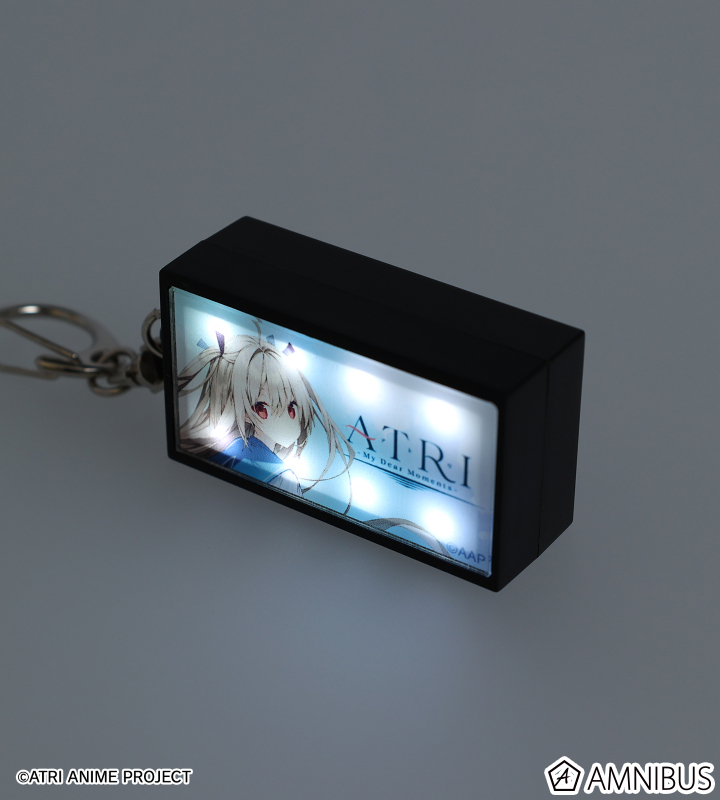 【一点物アート】可愛さに内包された痛みと怒りと悲しみとアイロニー アニメ「ATRI -My Dear Moments-」 - LEDレトロ看板風