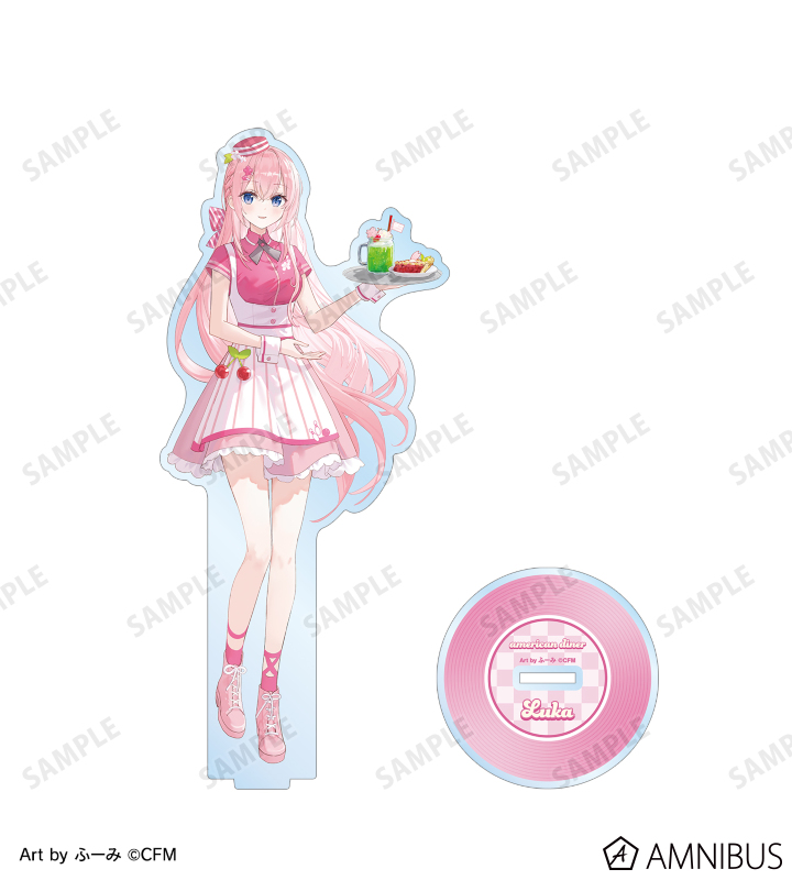 桜ミク - 描き下ろし 巡音ルカ アメリカンダイナーver. Art by