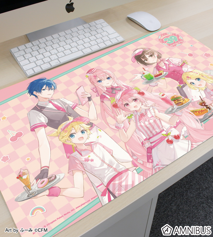 桜ミク - 描き下ろし 集合 アメリカンダイナーver. Art by ふー