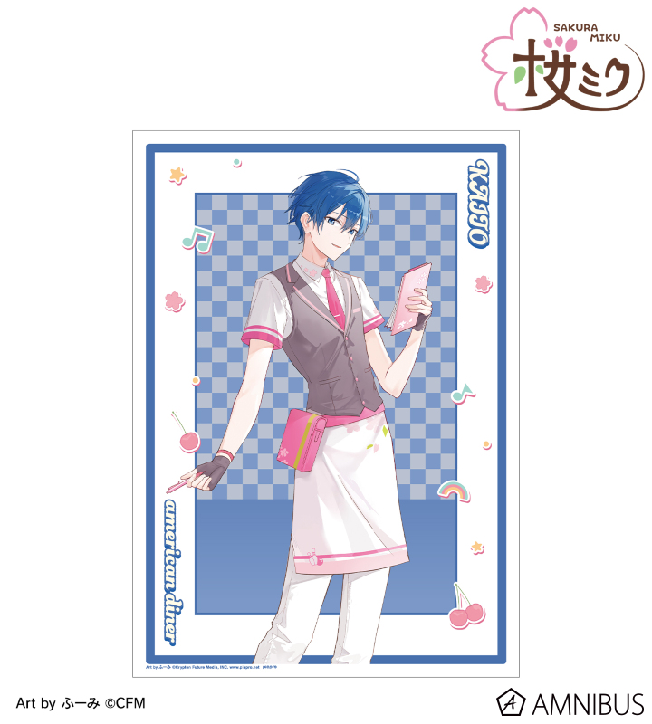 描き下ろし KAITO アメリカンダイナーver. Art by ふーみ A3マット加工ポスター