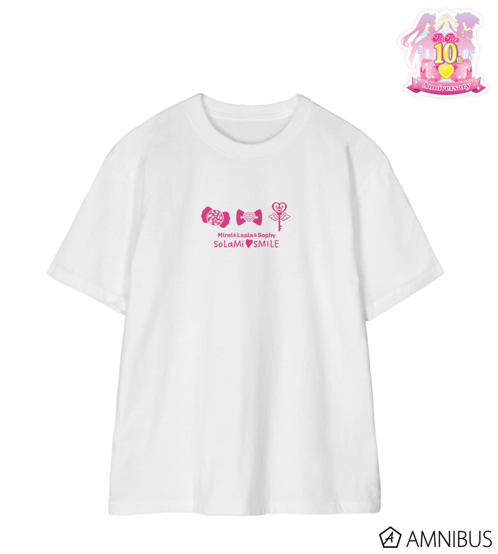 プリパラ10周年 - SoLaMi♡SMILE モチーフTシャツ ver.A/メンズ
