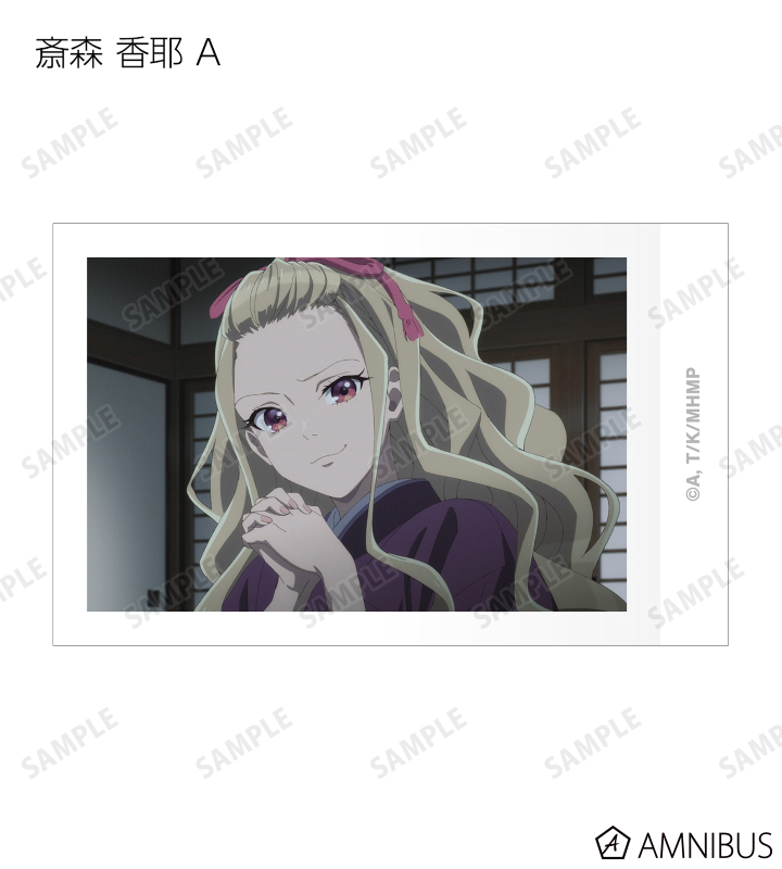 トレーディング場面写インスタントカメラ風イラストカード