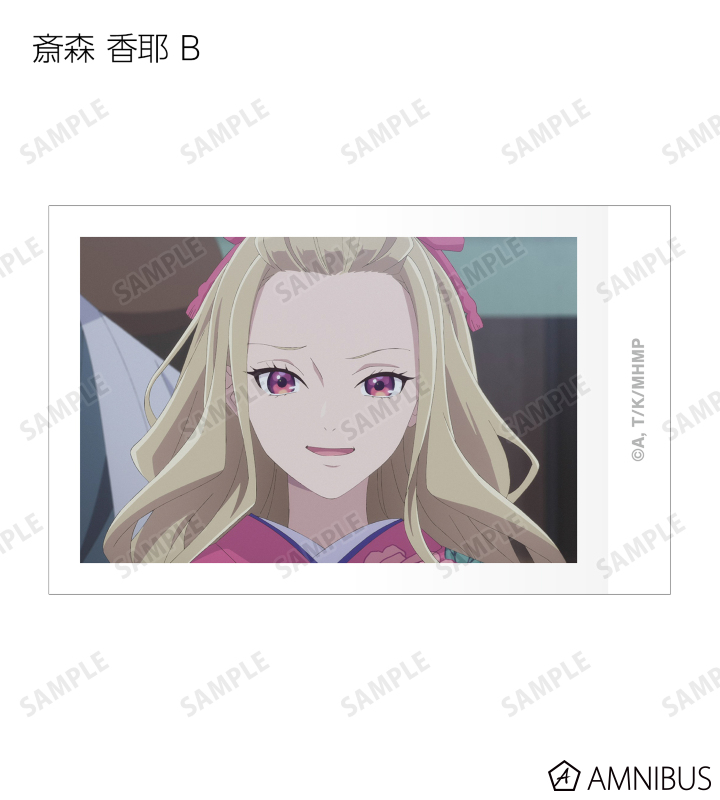 トレーディング場面写インスタントカメラ風イラストカード