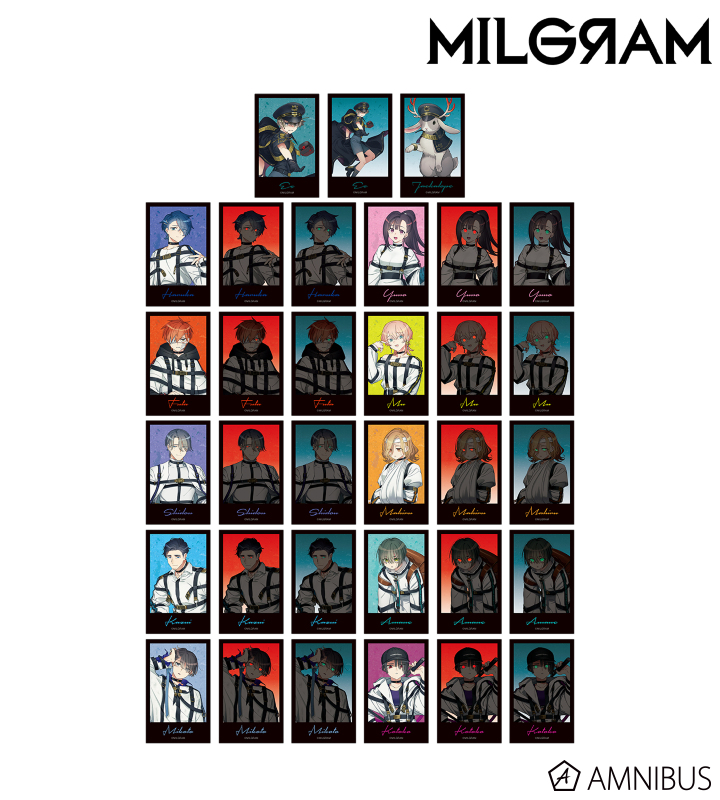 ミルグラム 第一審CD(カード&一部特典缶バ付)+第二審ハルカCD 12枚セット MILGRAM -ミルグラム- ハルカ 2Lブロマイド2枚セット 第1審ver