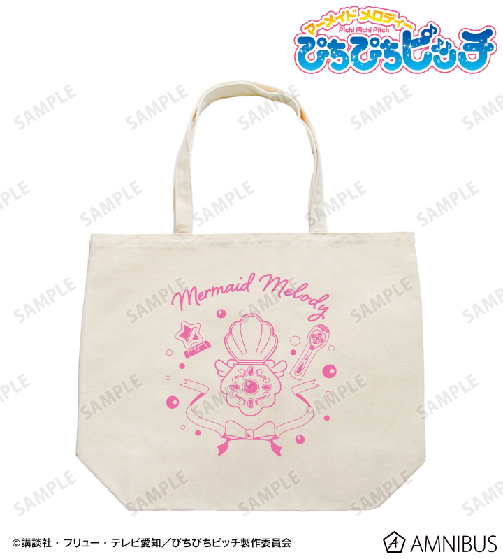 アニメ「ぴちぴちピッチ」 - モチーフ柄 トートバッグ | AMNIBUS