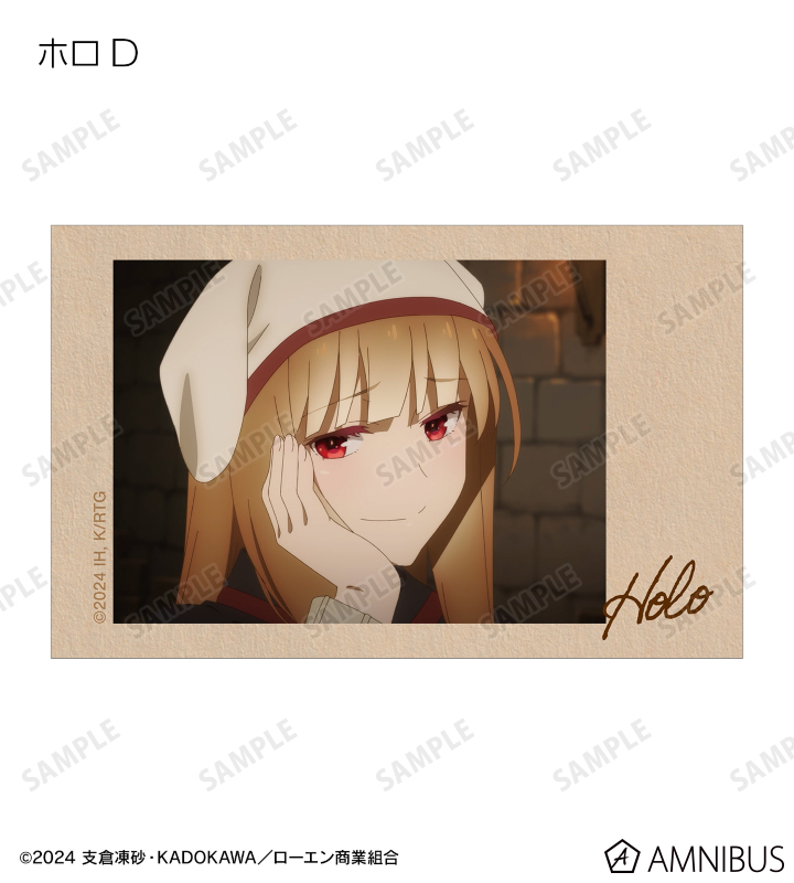 トレーディング ホロ 場面写インスタントカメラ風イラストカード