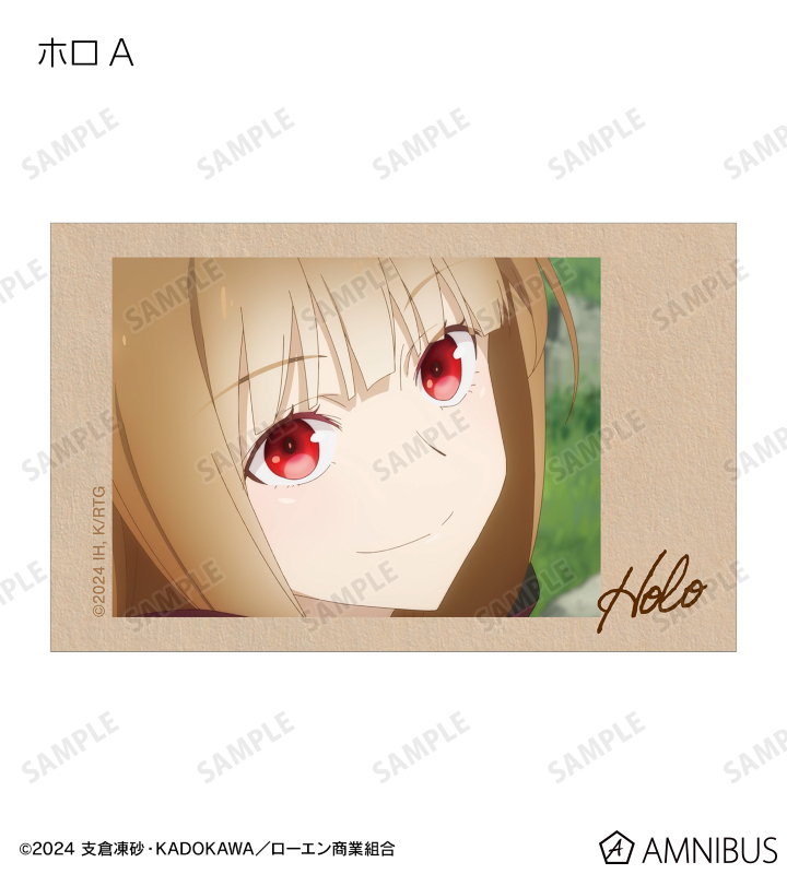 トレーディング ホロ 場面写インスタントカメラ風イラストカード