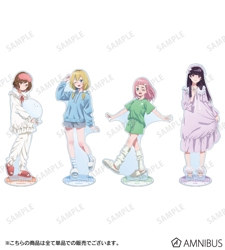描き下ろし 光月まひる お泊まり会ver. 特大アクリルスタンド