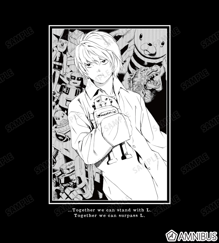 デスノート Tシャツ 黒 ニア アニメT death note 人気デザイン/早い者勝ち】デスノート ニア Tシャツ 黒 XL