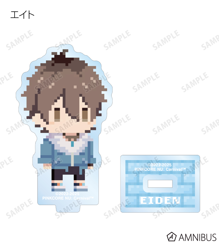 トレーディングドット絵アクリルスタンド