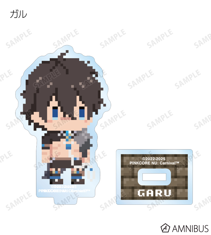 トレーディングドット絵アクリルスタンド