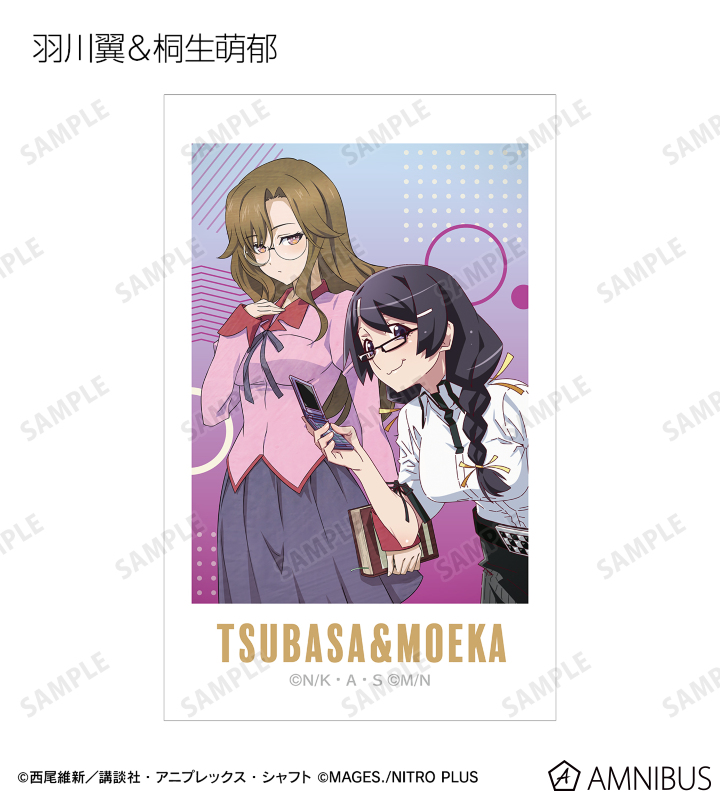 【新品 未開封品】アニメ 物語シリーズ キャンバスアート 全6種 コンプリート 物語シリーズ×STEINS;GATE - 描き下ろし コラボイラストver