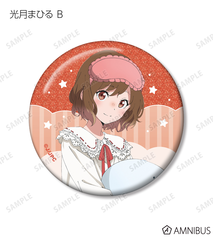 描き下ろし お泊まり会ver. トレーディンググリッター缶バッジ
